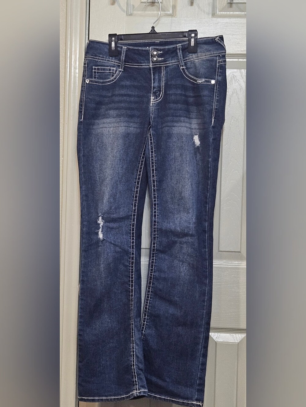 Wallflower Jeans in Dark Indigo Wash